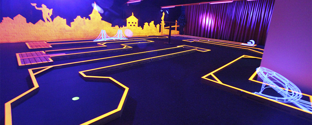 boise indoor black light mini golf