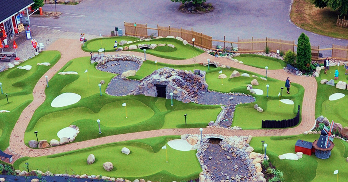 Adventure Golf At Haverdals Camping City Golf Europe